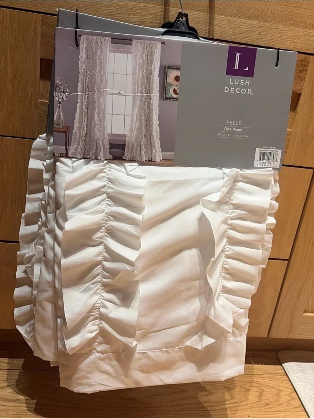 Set 2 Belle Light Filtering Window Curtain 54